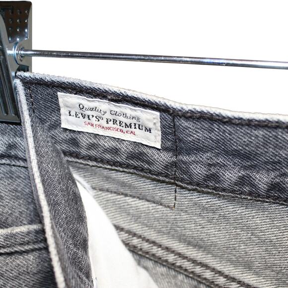 Levi’s Premium Baggy Dad Jeans Chill At Home Black Grey Size 32 x 30 - Picture 9 of 9